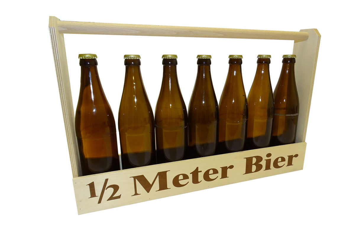 1/2 Meter Bierträger - Für 0.5l Flaschen - Geschenke