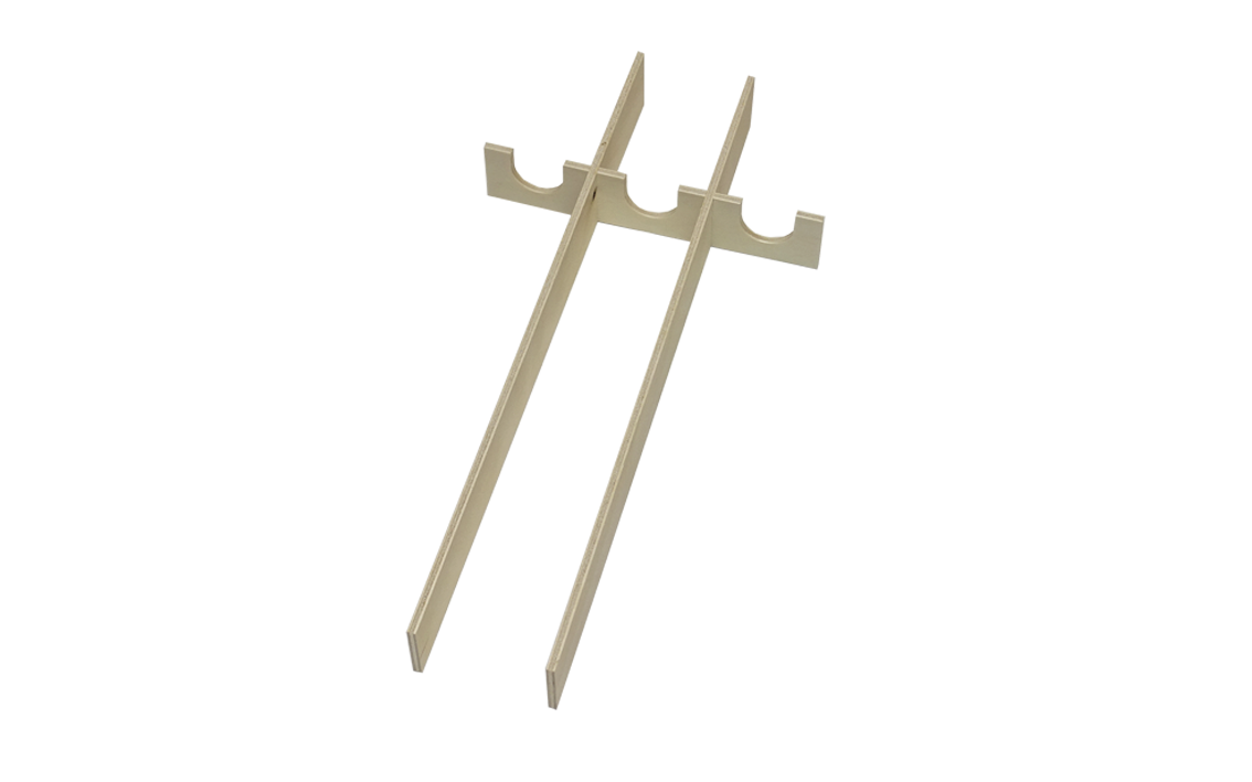 Flascheneinsatz - 3-fach für Artikel 0112, 0216