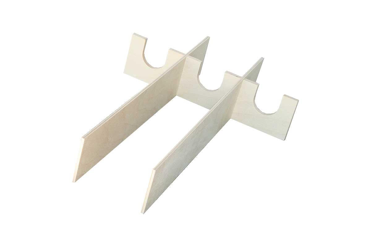 Flascheneinsatz - 3-fach für Artikel 0228