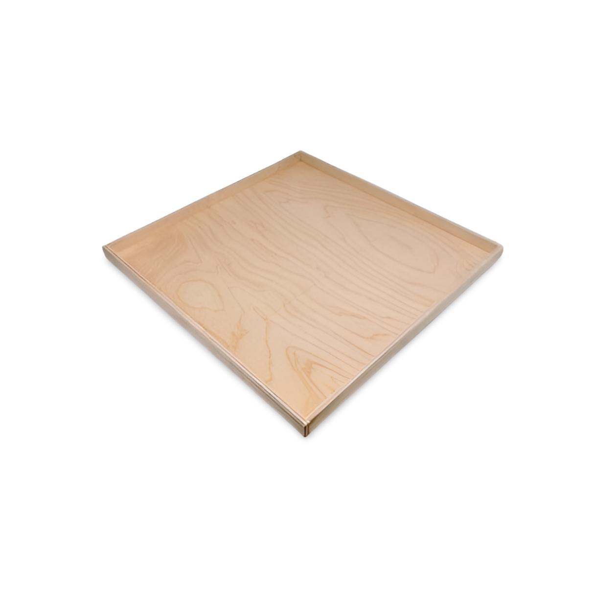 Quadratisches Holzbrett.