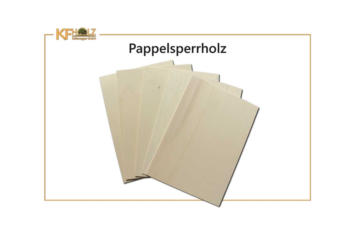 PAPPELSPERRHOLZ - Bastelmaterial