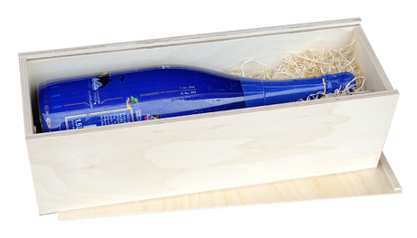 Single Weinkiste mit Schiebedeckel - 40 x 12 x 12 cm