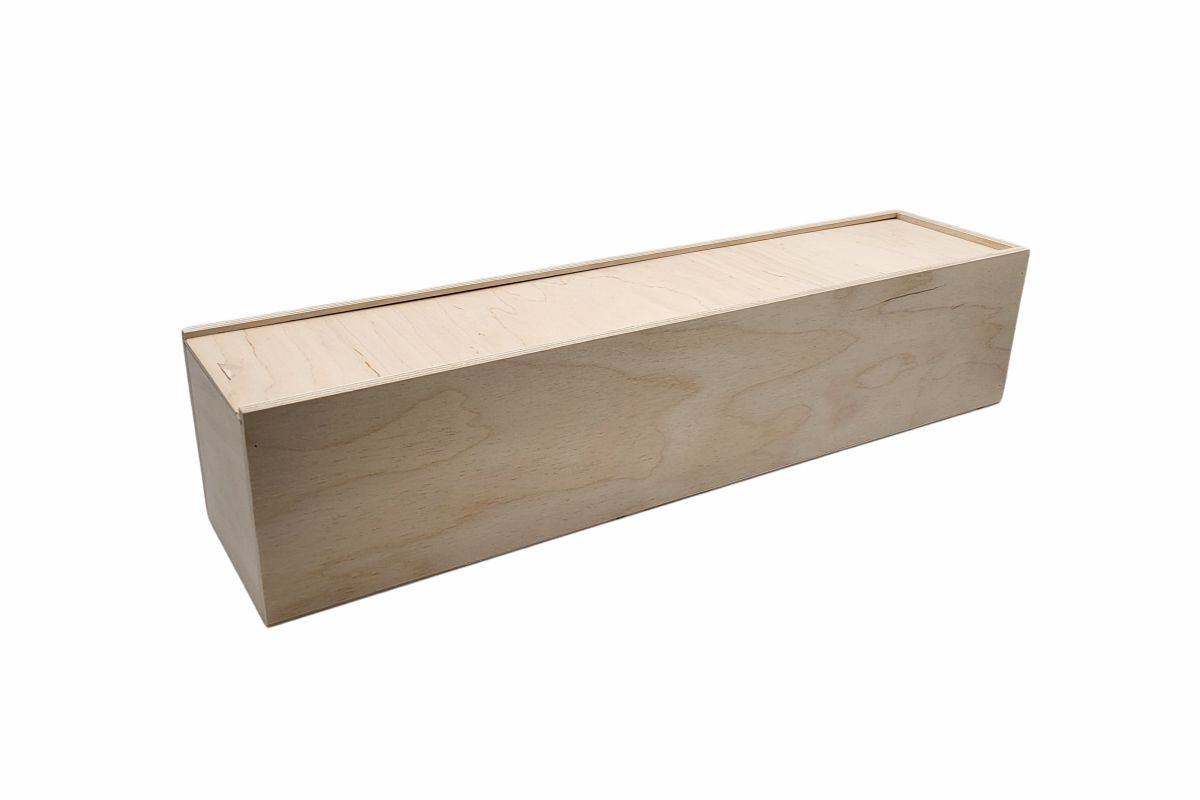 Single Weinkiste mit Schiebedeckel