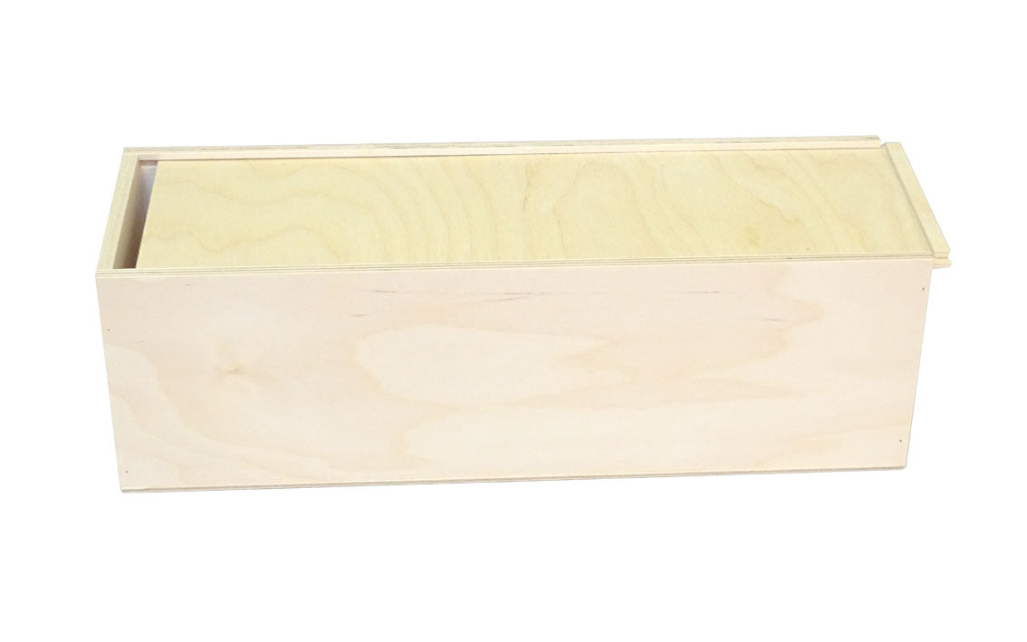 Single Weinkiste mit Schiebedeckel