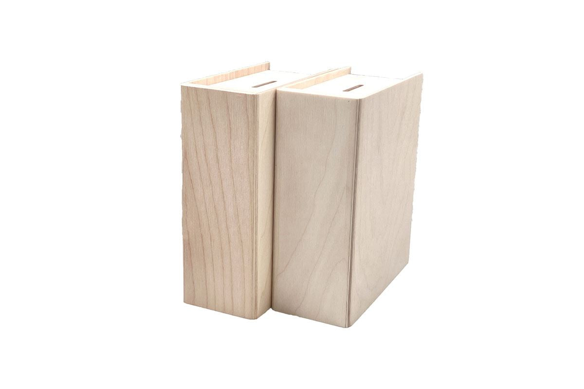 Sparbuch aus Holz - Geschenke