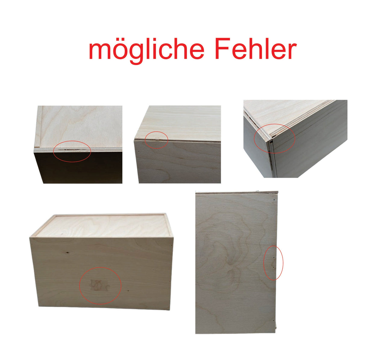 Weinkiste für 6 Weinflaschen 36 x 24 x 20 cm