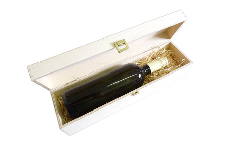 Weinkiste mit Klappdeckel - 1 Flasche