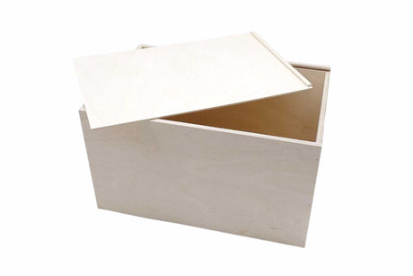 Weinkiste mit Schiebedeckel - 6 Flaschen 36 x 24 x 20 cm