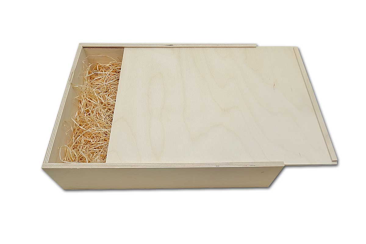 Weinkiste mit Schiebedeckel