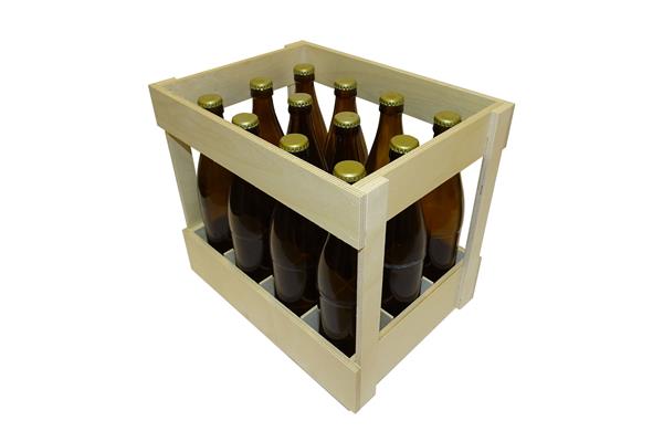 Open beer crate | for 12 x 0.5 liter | beer bottles
