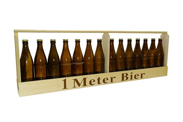 1 meter beer | for 0.5 liter | beer bottles