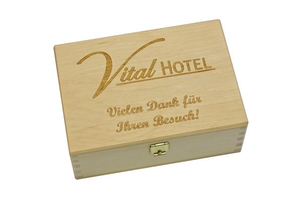 Holzkassette Zirbe | 12,5 x 8,5 x 4,5 cm 