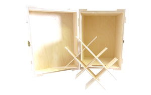 12er Bierkiste aus Holz - Geschenke