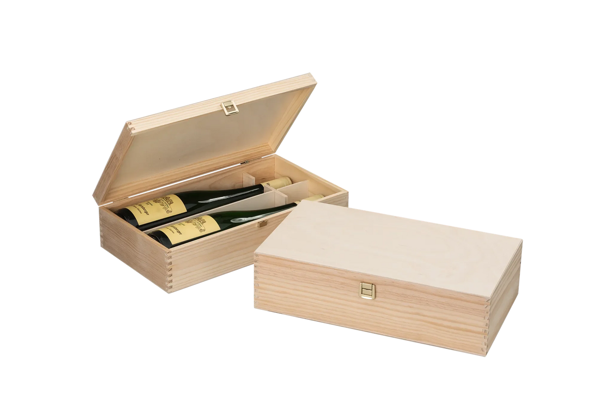 2er Präsentkassette mit Klappdeckel