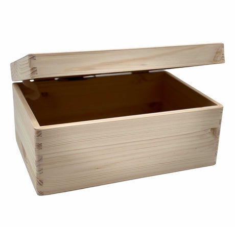Allzweckbox mit Klappdeckel - Holzbox