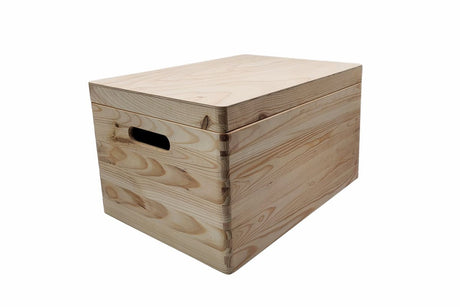 Allzweckbox mit Klappdeckel - 37.5 x 27.5 x 21 cm - Holzbox