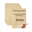 BIRKENSPERRHOLZ - Bastelmaterial
