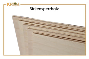 BIRKENSPERRHOLZ - Bastelmaterial