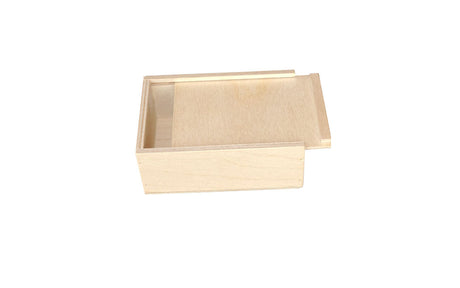 Holzkiste mit Schiebedeckel