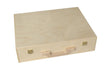 Holzkoffer lackiert 42 x 32 x 10 cm - Holzkoffer