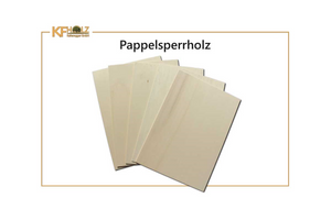 PAPPELSPERRHOLZ - Bastelmaterial