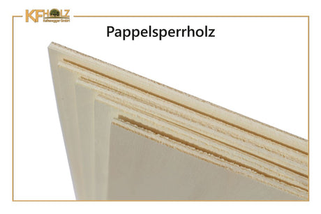 PAPPELSPERRHOLZ - Bastelmaterial