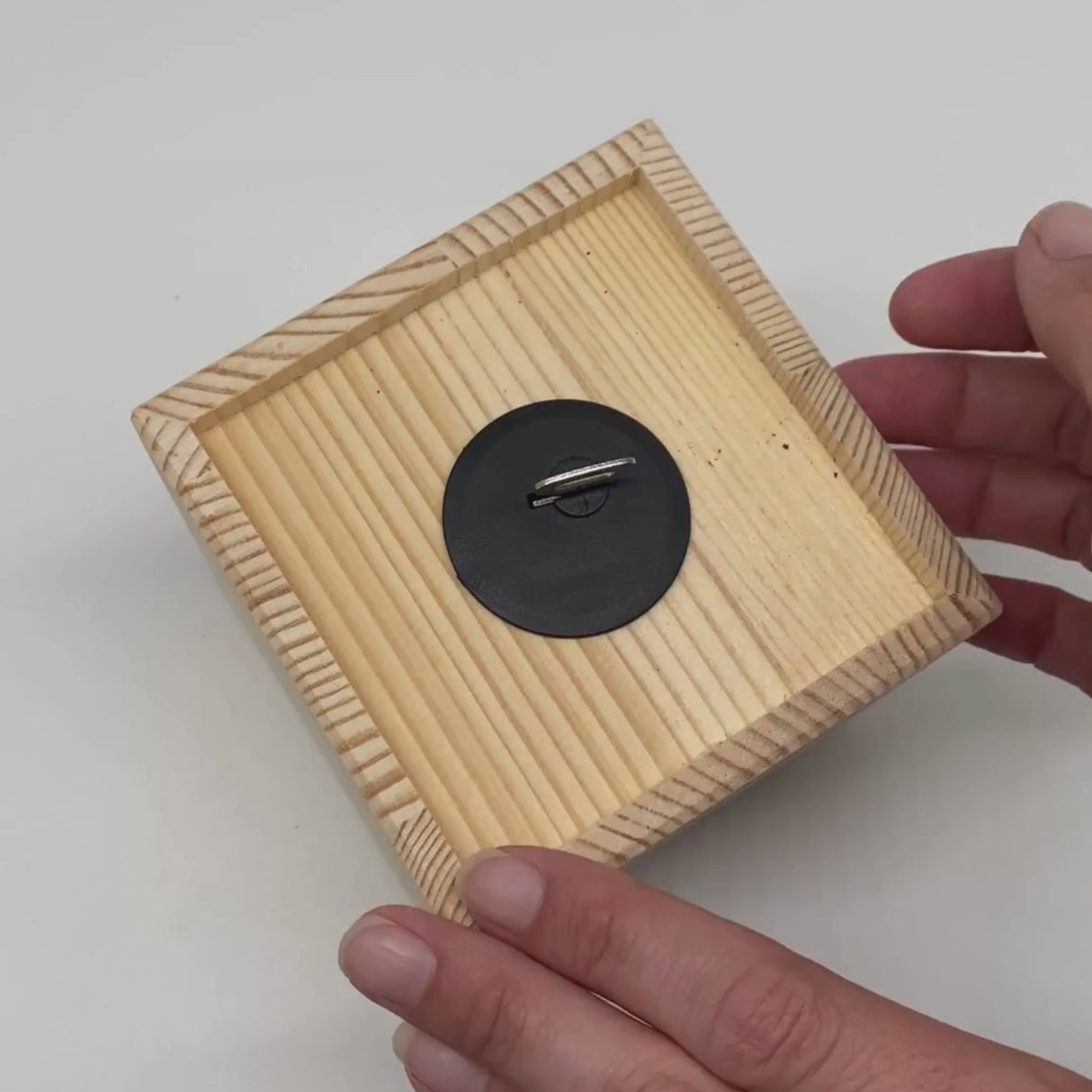 wooden money box