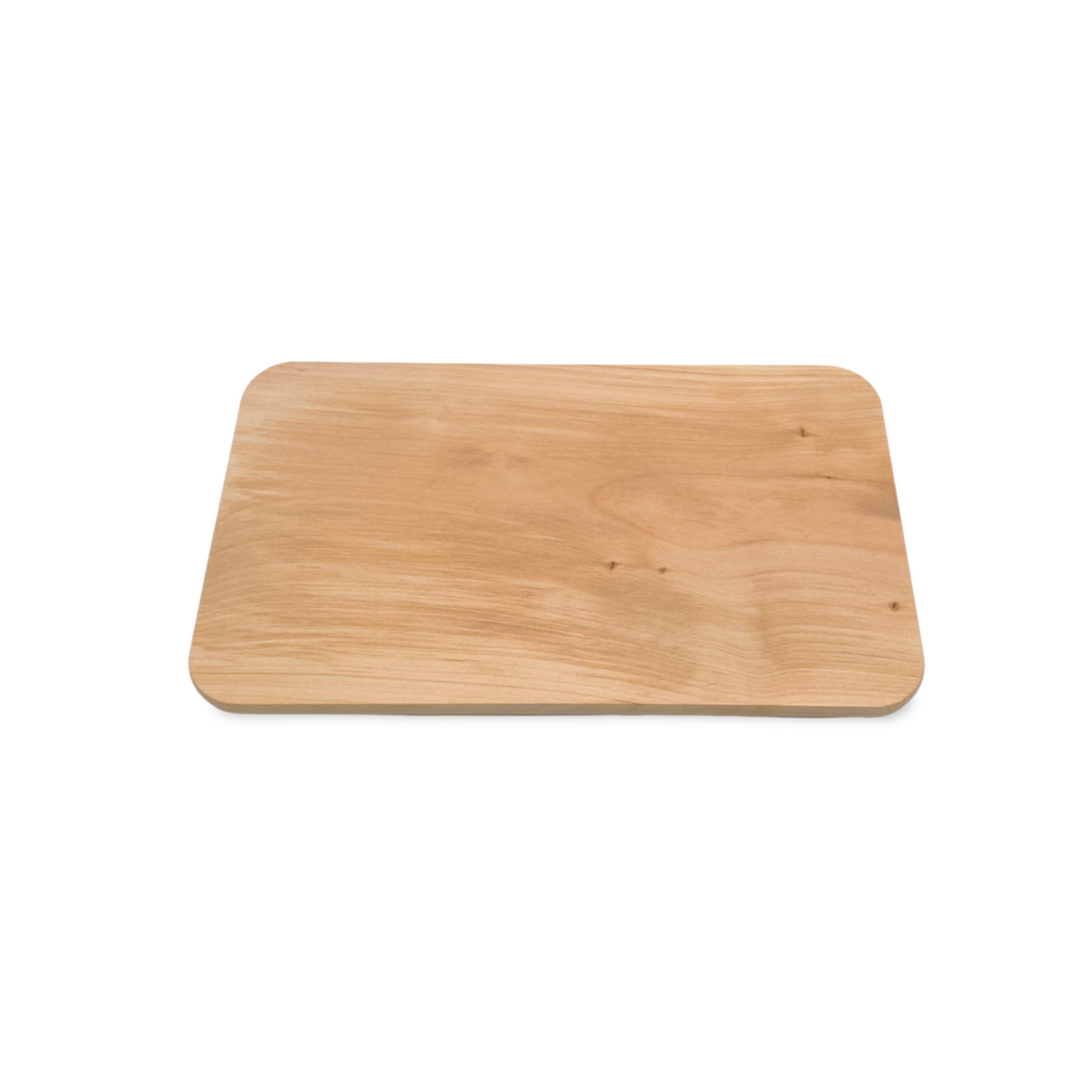 Helles Holzschneidebrett mit abgerundeten Ecken