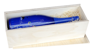 Single Weinkiste mit Schiebedeckel - 40 x 12 x 12 cm