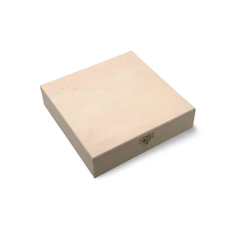 Tortenkiste 21 x 21 x 5 cm - Holzkoffer
