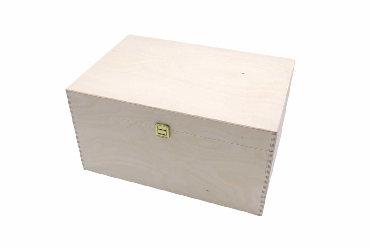 Weinkiste mit Klappdeckel - 6 Flaschen