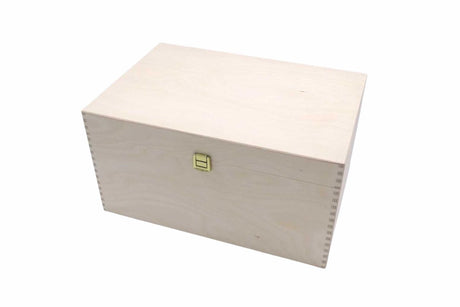 Weinkiste mit Klappdeckel - 6 Flaschen