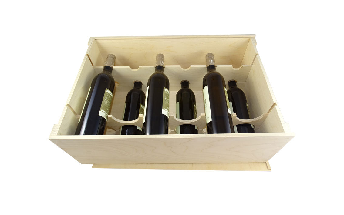 Weinkiste mit Schiebedeckel
